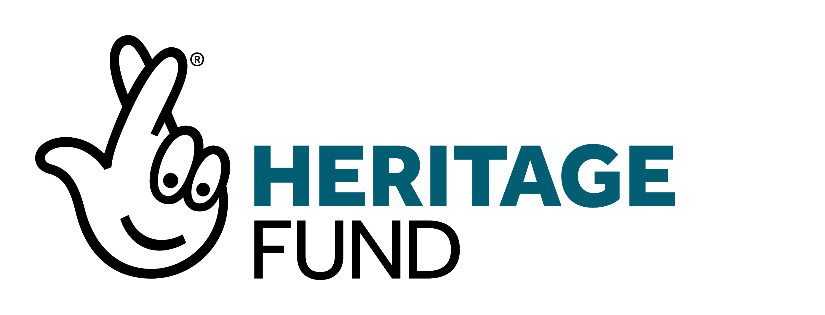 Heritage Fund logo with crossed fingers