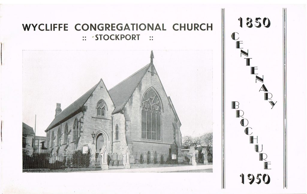 Front cover with photograph of Wycliffe Church