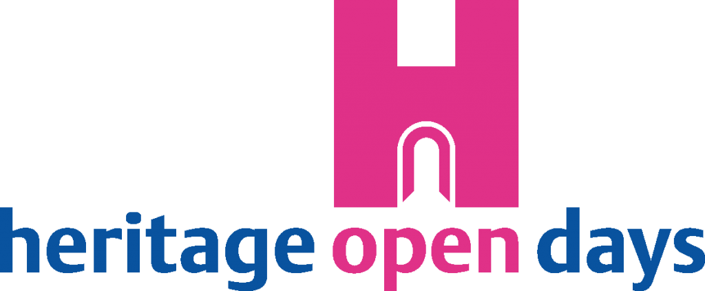 Heritage Open Days pink and blue logo