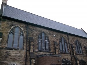 3 windows with new polycarbonate, one with a metal grille